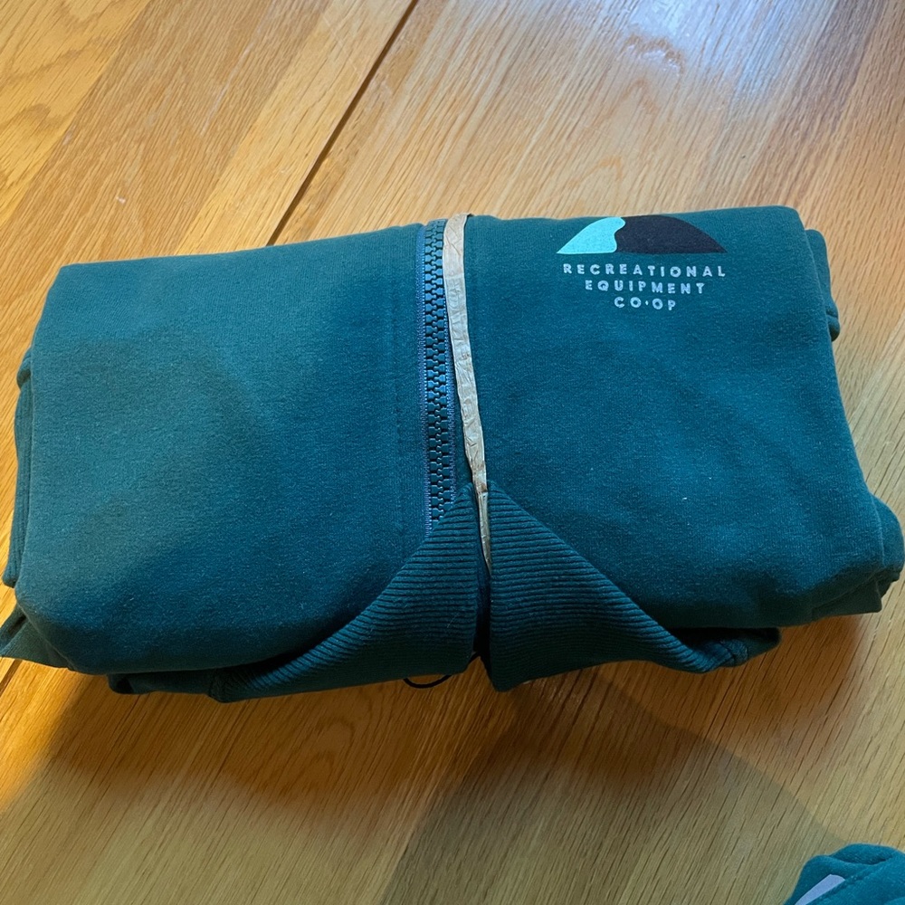 NWT REI Ridgerider Hoodie for Boys Green or Blue - Picture 4 of 11